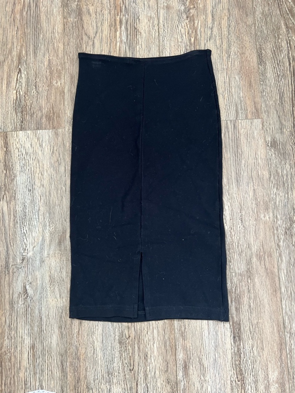 Pencil Midi Skirt with Back Slit